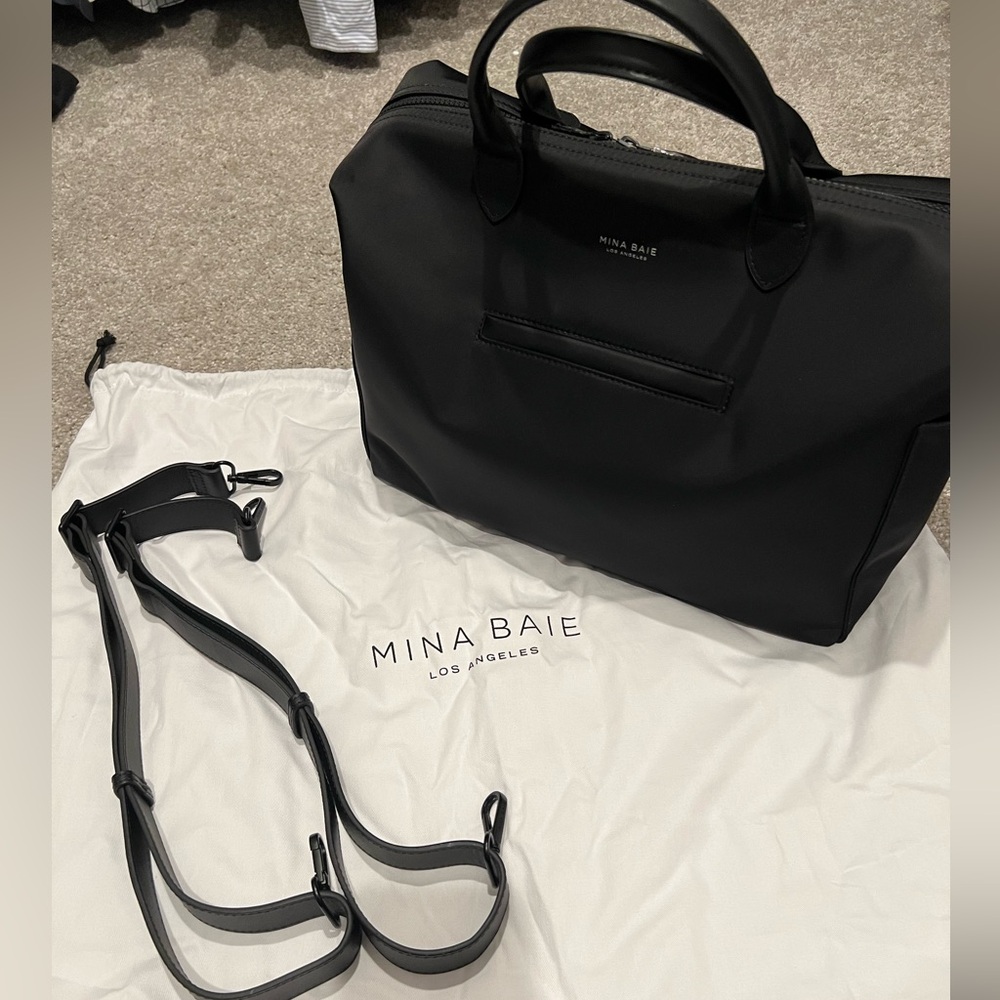 Mina Baie Emmy Midi Black Nylon